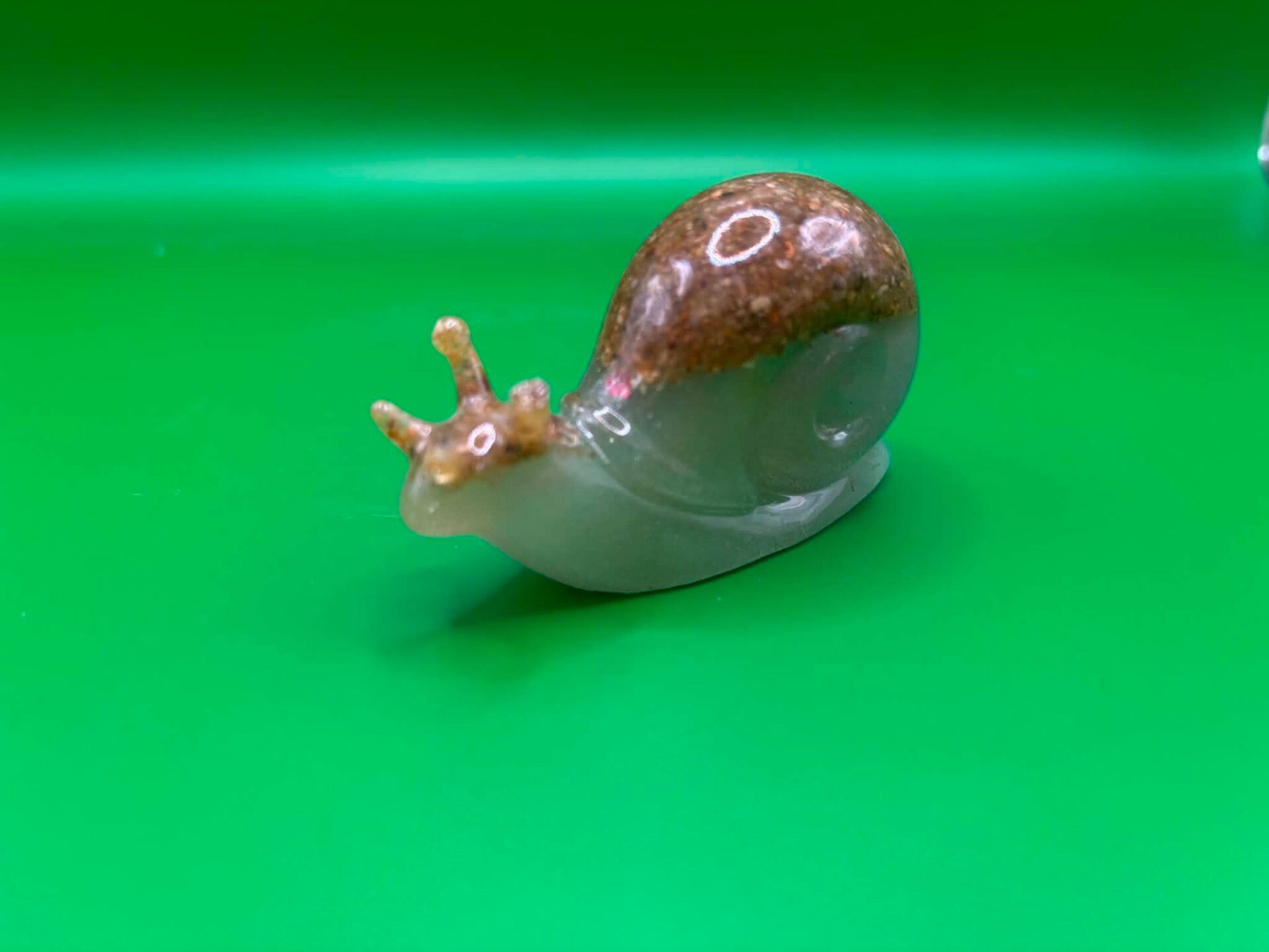 escargot en résine