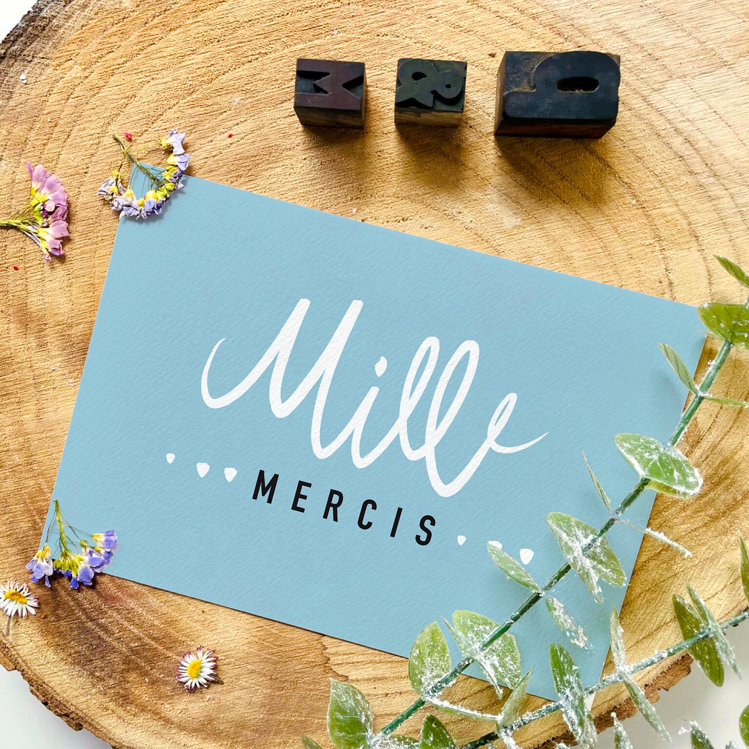 Carte de vœux | Mille mercis