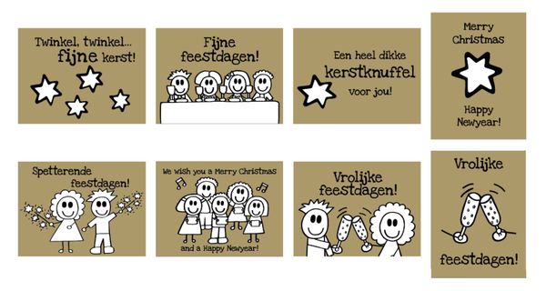 Feestkaartjes! - mini