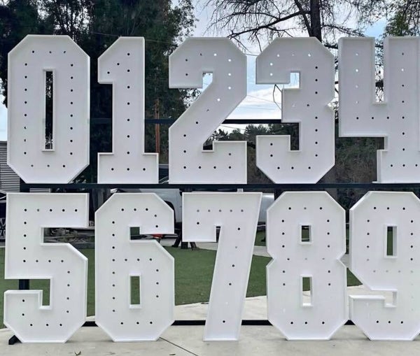 4FT Marquee Numbers