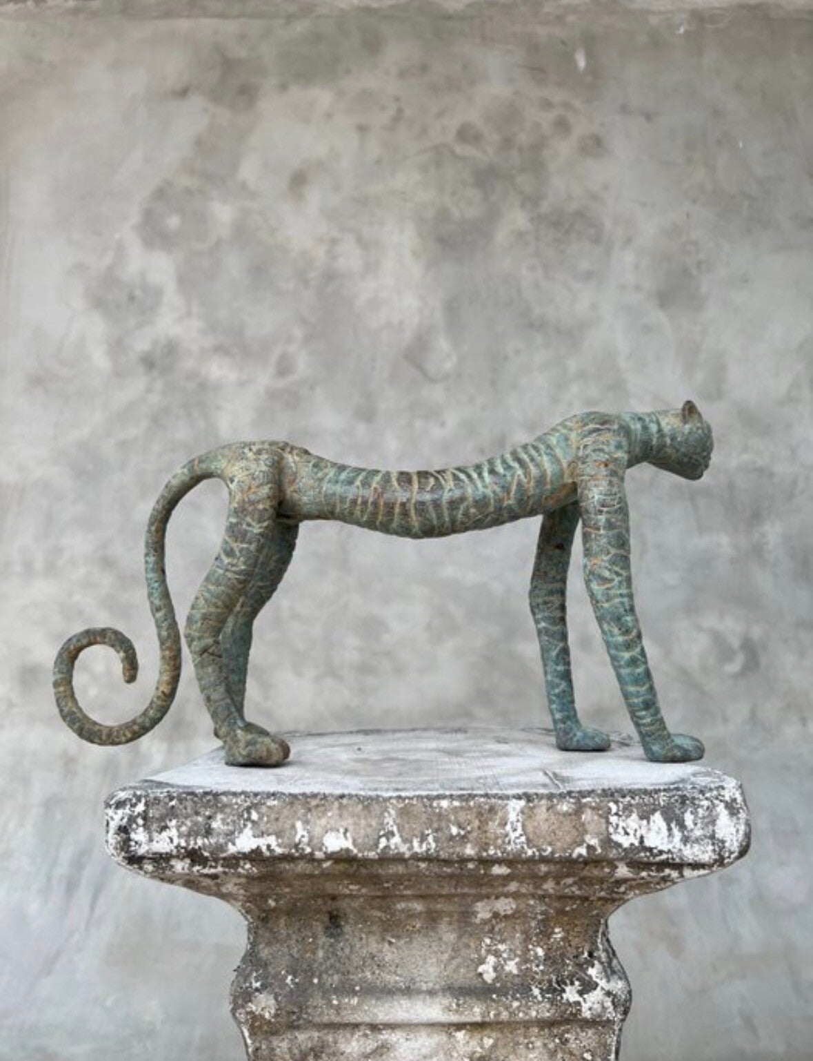 Cheetah - Bronze Skulptur
