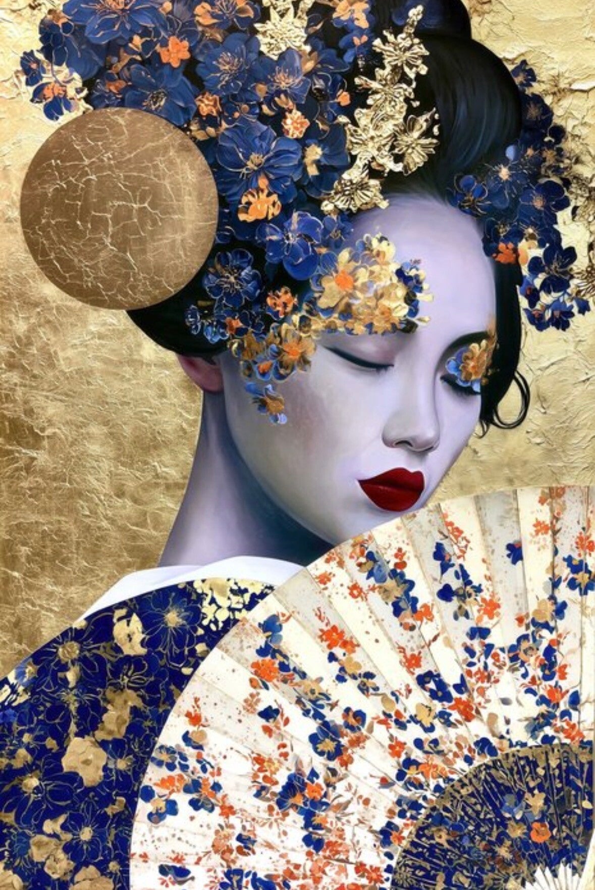 Azure Floral Reverie