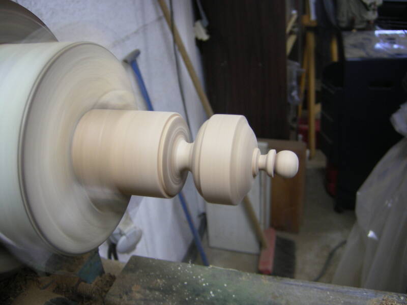 Tournage pions d'horloge