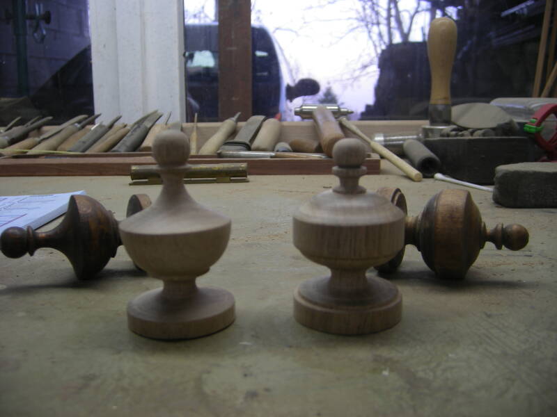 Tournage pions d'horloge