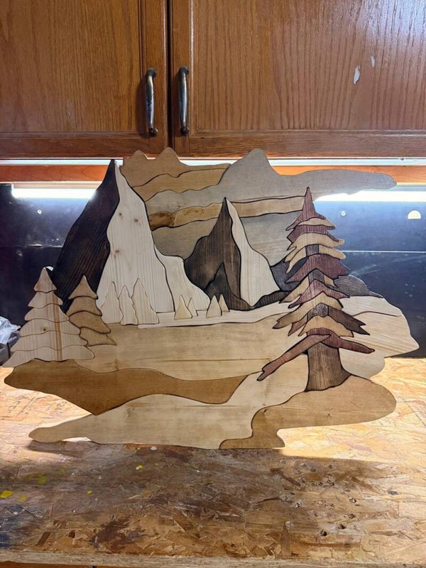 Mountain River Landscape