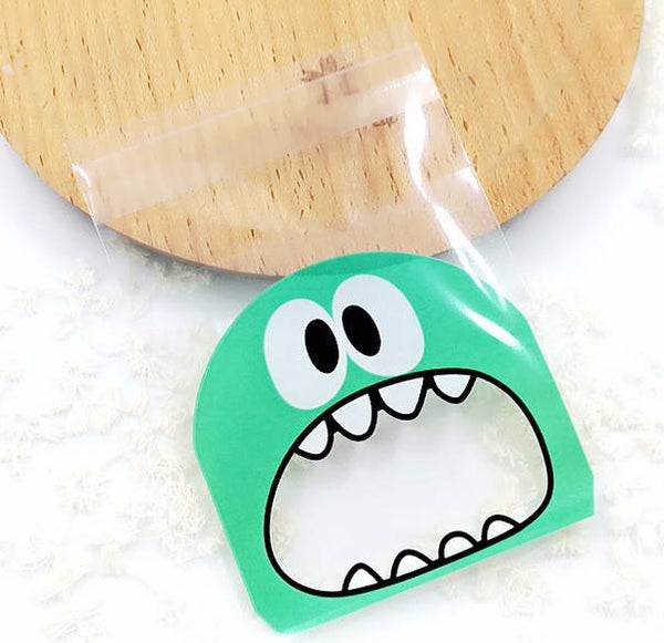 Monsterzakjes 10 stuks Groen