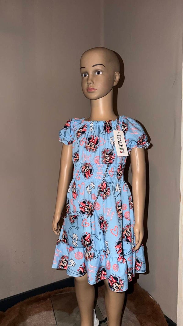 Minnie Mouse Zomerjurkje Blauw
