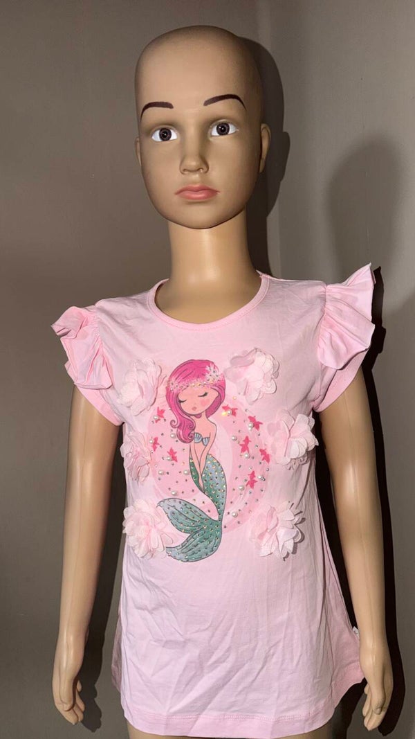 Roze Zeemeermin T'Shirt