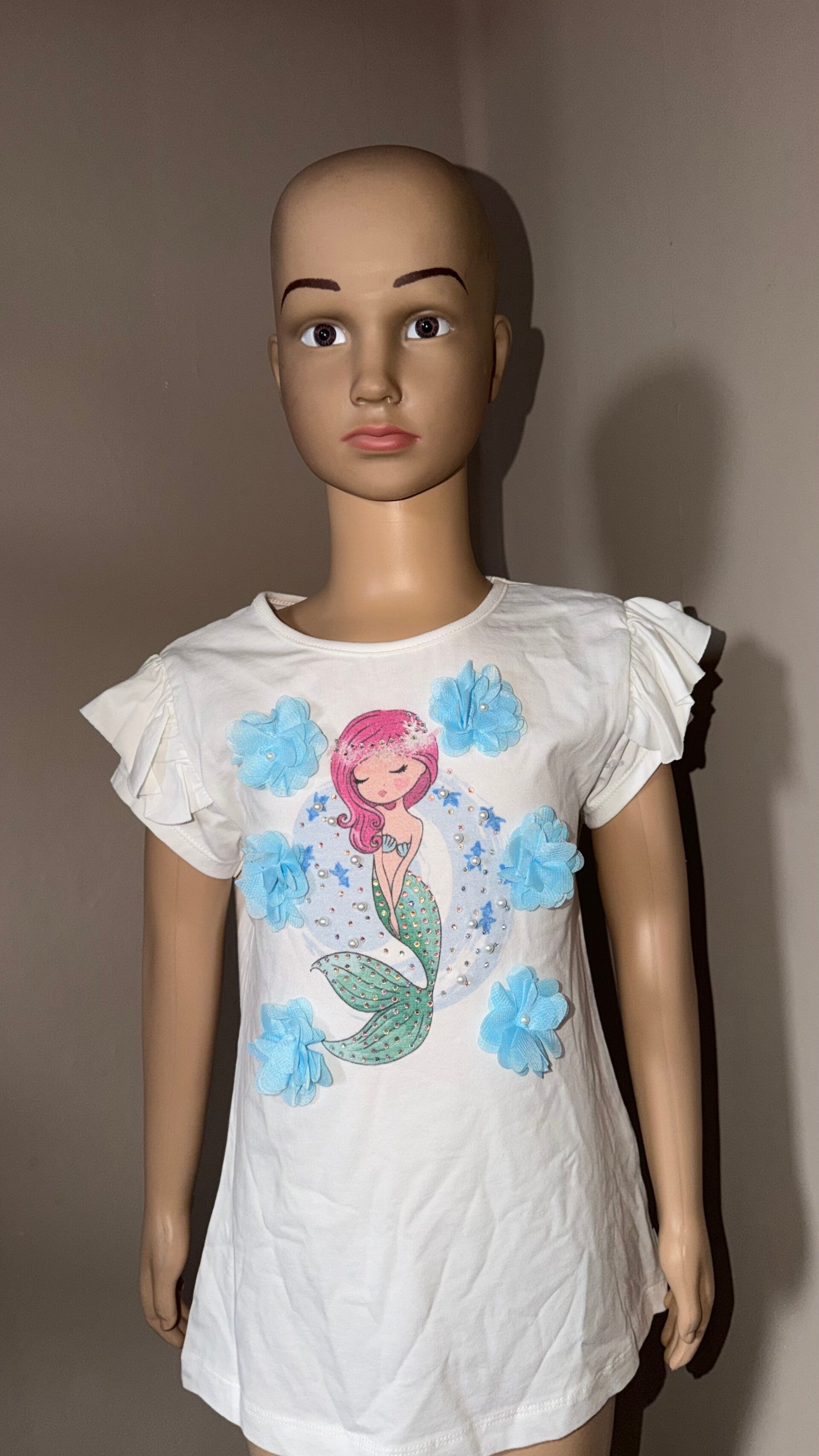 Blauwe Zeemeermin T'Shirt