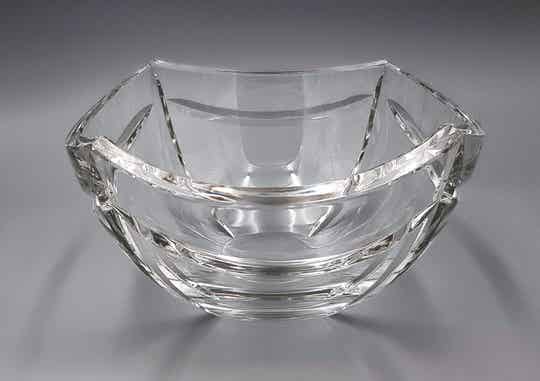 Kosta Boda crystal bowl, cut glass