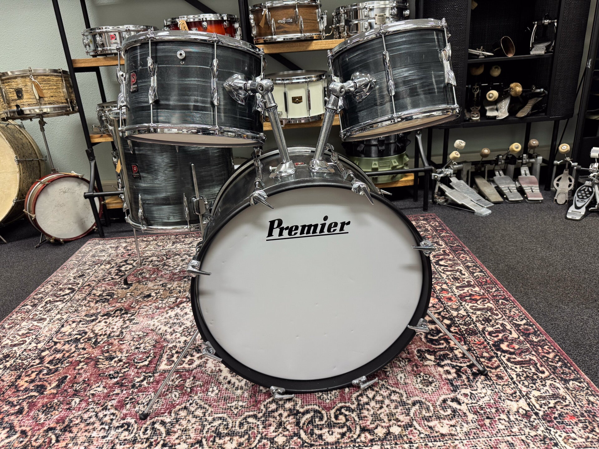 Premier Mahogany B303 Grey Shimmer Finish 12"/14"/16"/22"