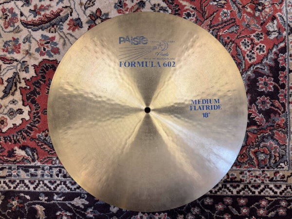 18" Paiste 602 Blue Label (1986) Medium Flatride 1695gr