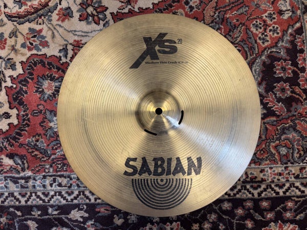 16" Sabian Xs20 Medium Thin Crash (crack fixs)