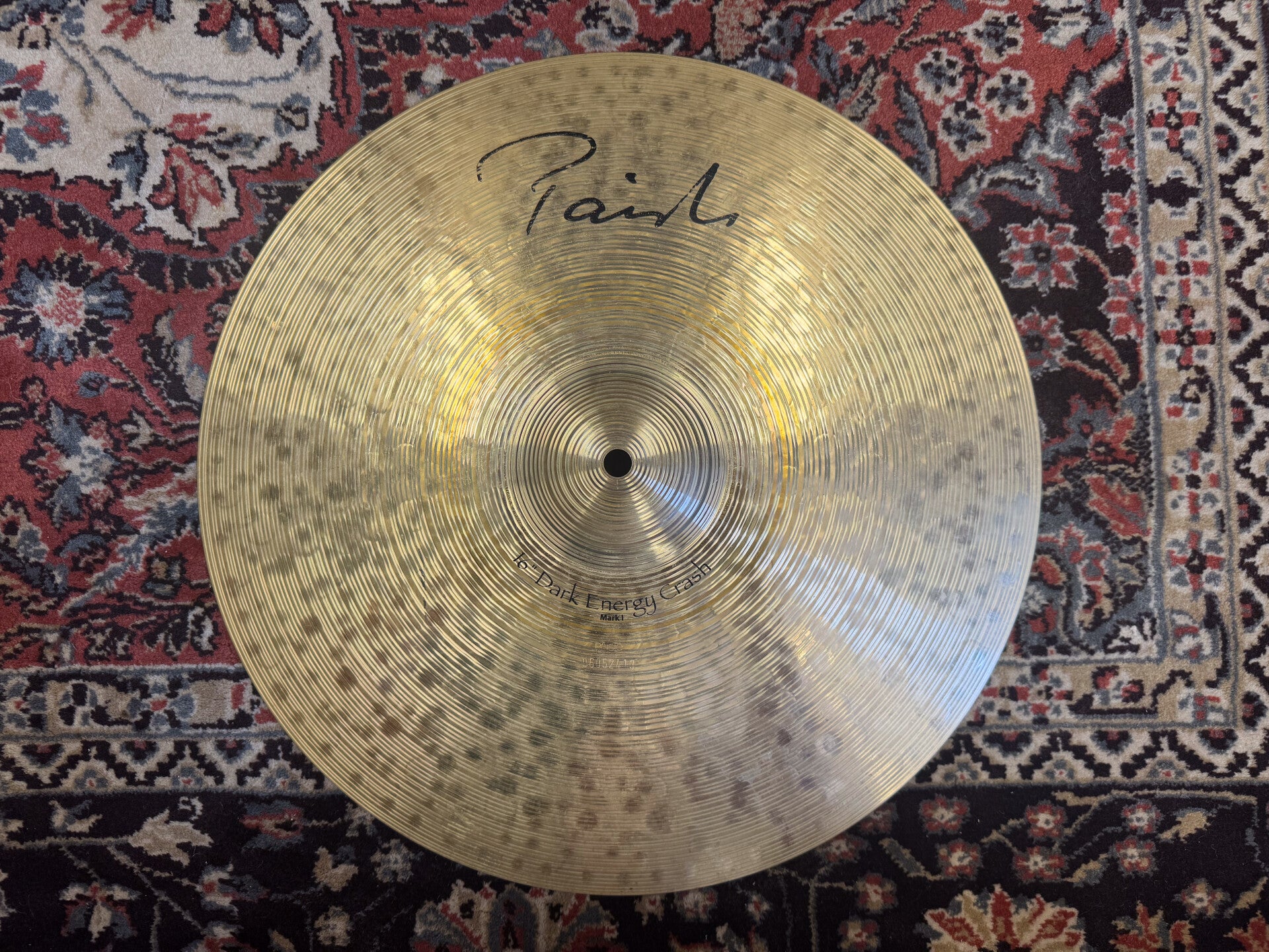 16" Paiste Signature Dark Energy Mark I Crash