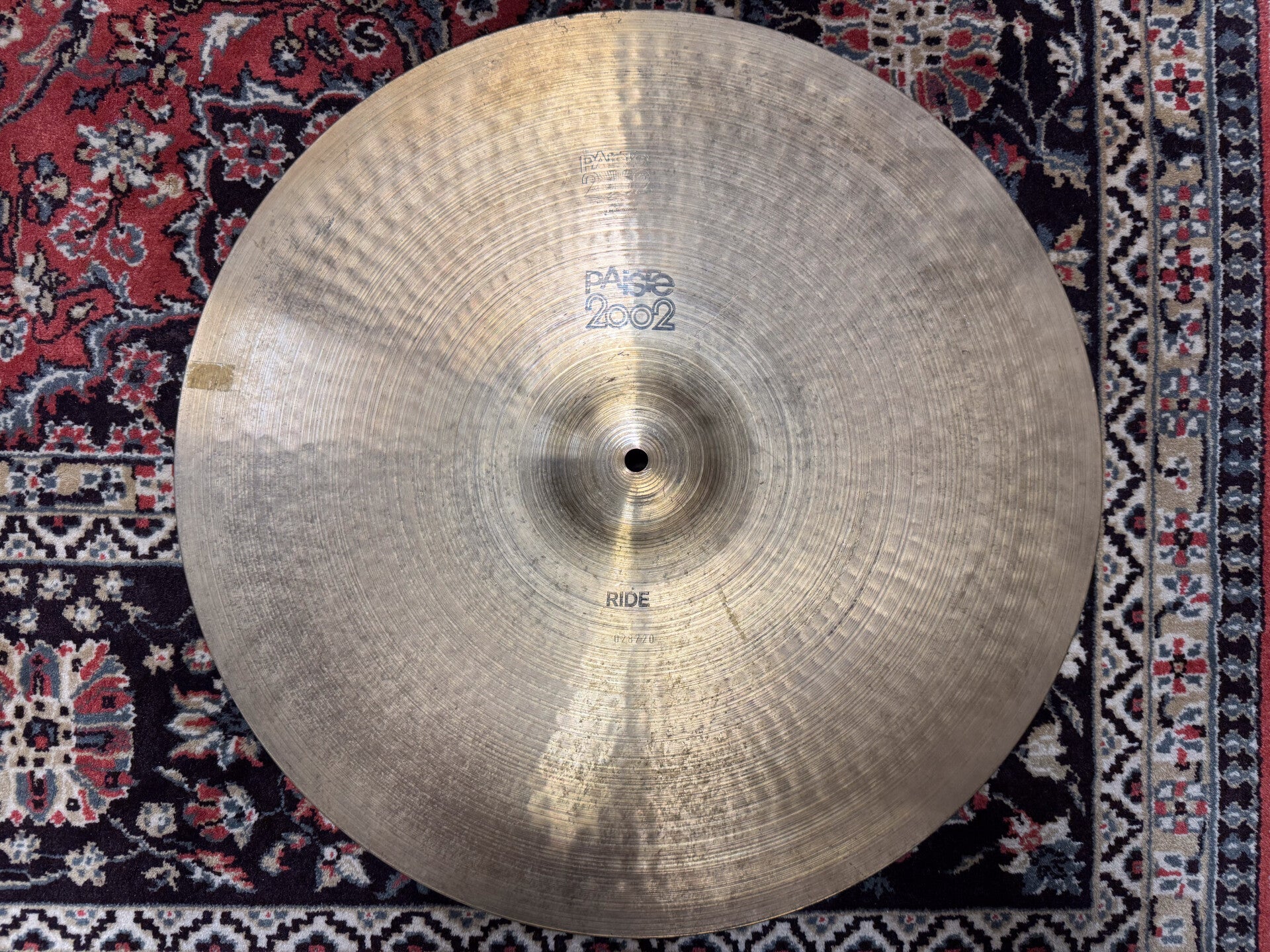 20" Paiste 2002 Black Label (1980) Ride 2216gr