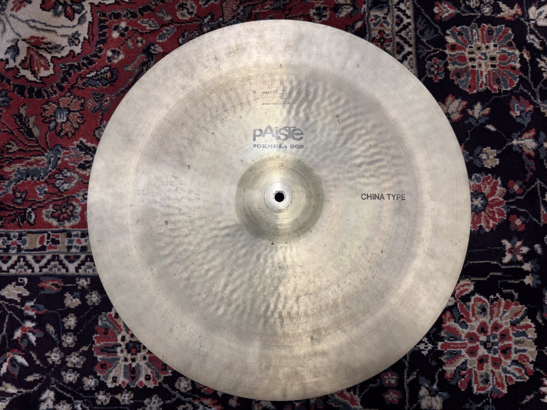 20" Paiste (1978) 'Formula 602' China Type 2065gr