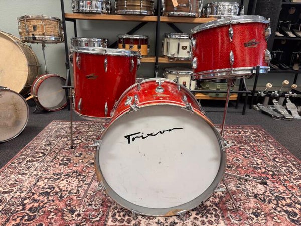 Trixon 1960s Luxus Teardrop in Red Sparkle 13" - 16" - 20"