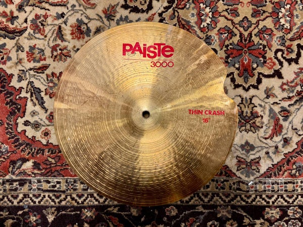 16" Paiste 3000 Thin Crash (crack fix)