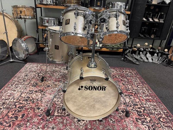 Sonor Delite Bop Set 10" - 12" - 14" - 18" - Silver Sparkle