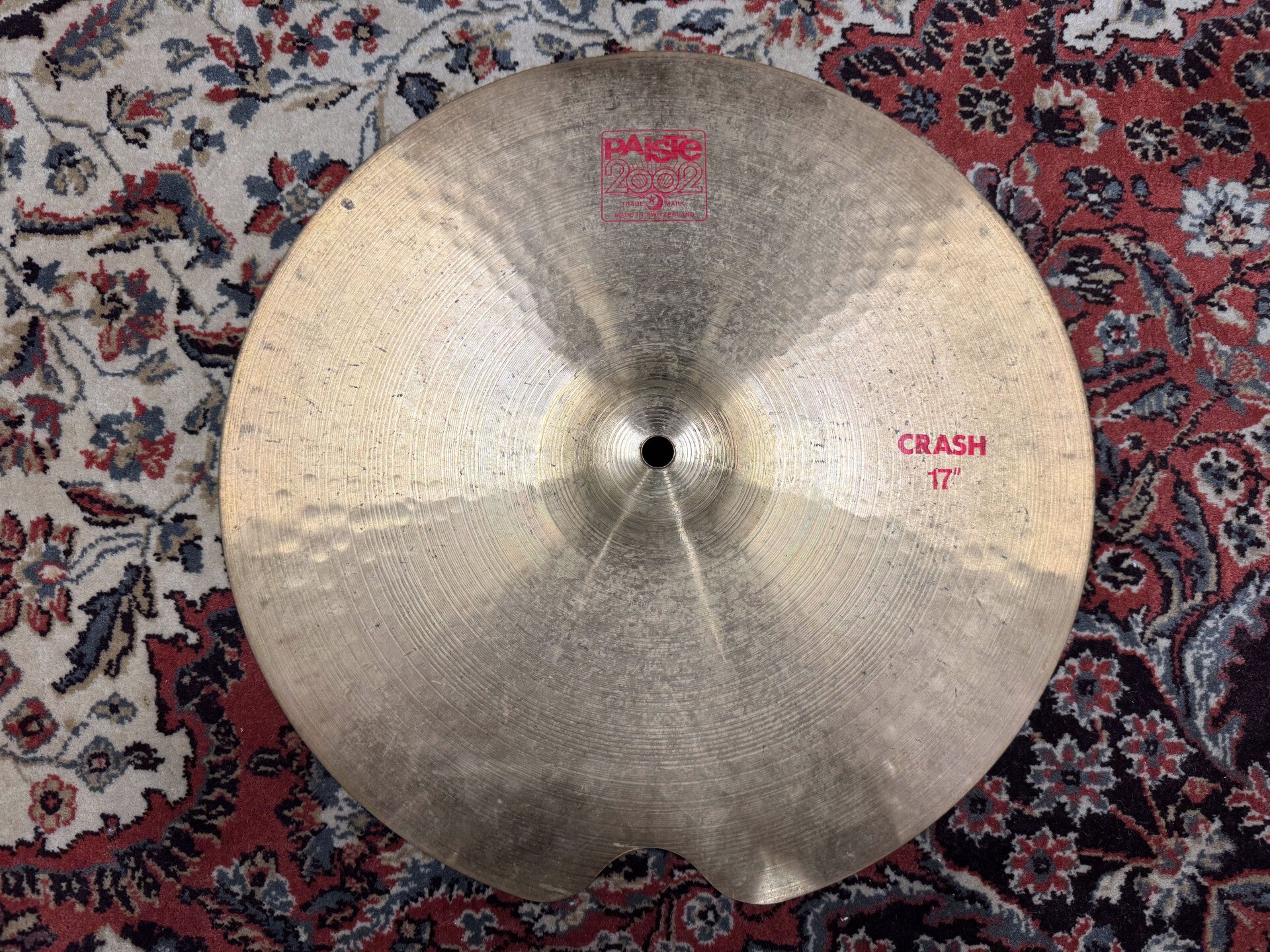 17" Paiste 2002 Red Label Crash (crack fix) 1305gr