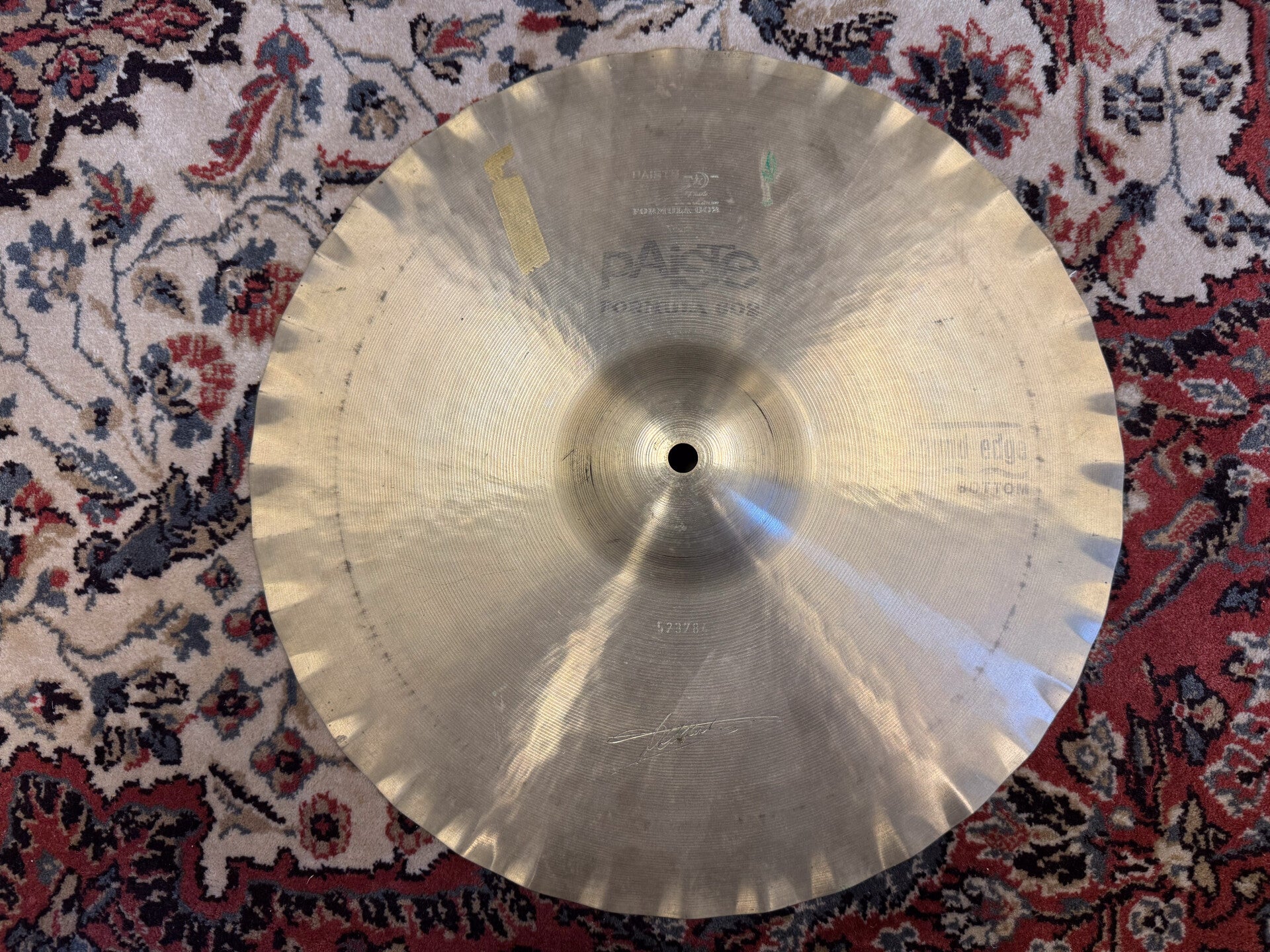 15" Paiste (1975) 'Formula 602' Sound Edge Bottom