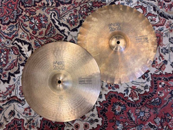 13" Paiste 2002 Black Label Sound Edge Hihat 780/745gr