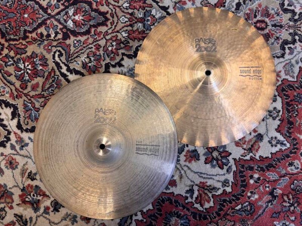 13" Paiste 2002 Black Label Sound Edge Hihat 795/750gr
