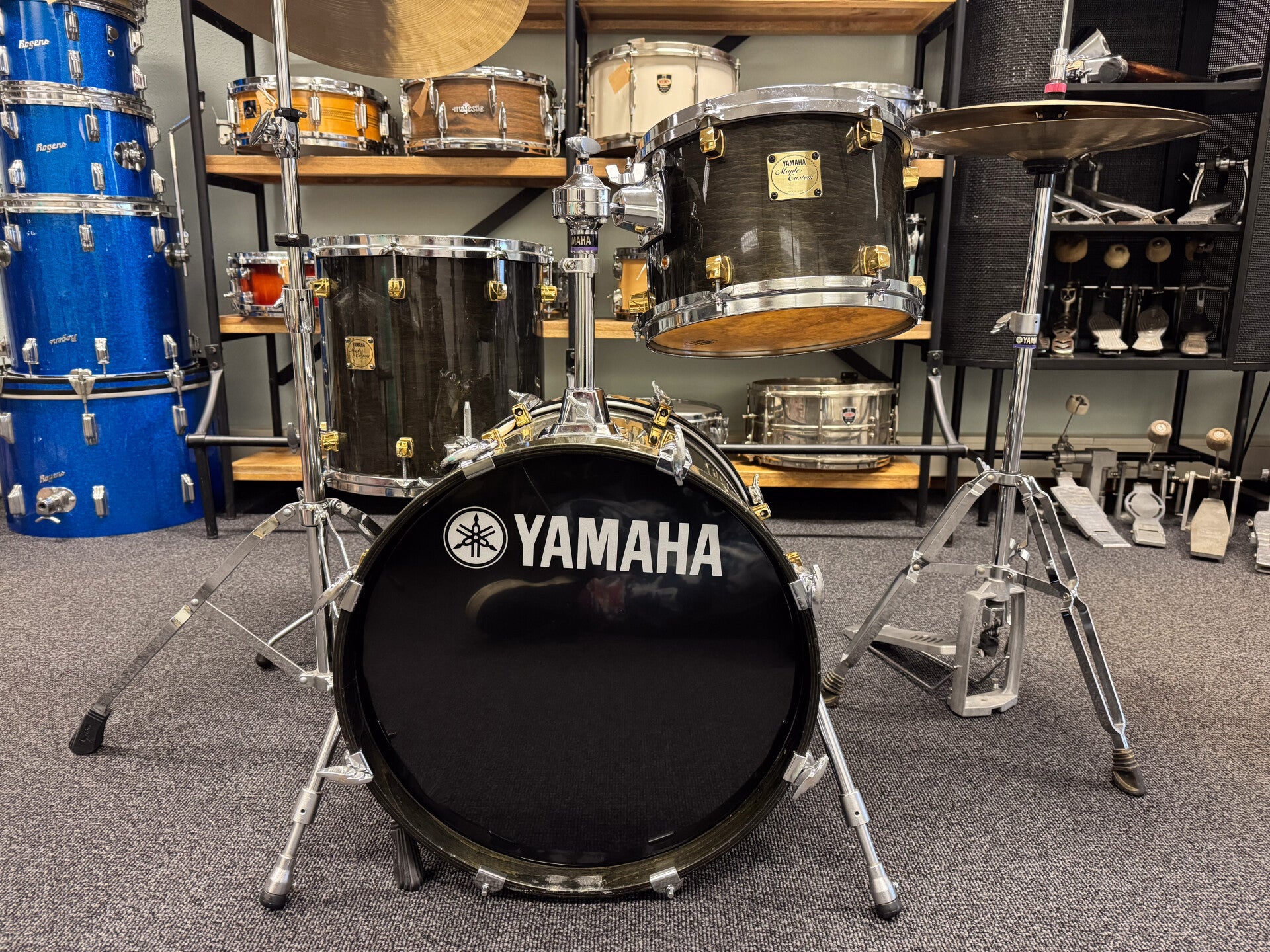 Yamaha Maple Custom Bop Kit 18/12/14 Black Maple