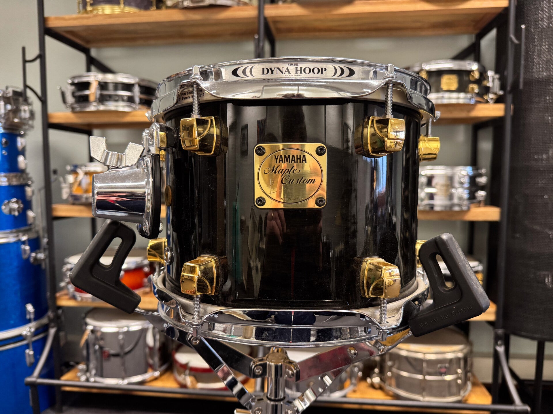 10” x 7,5” Yamaha Maple Custom Tom MTT1310J - Black Maple