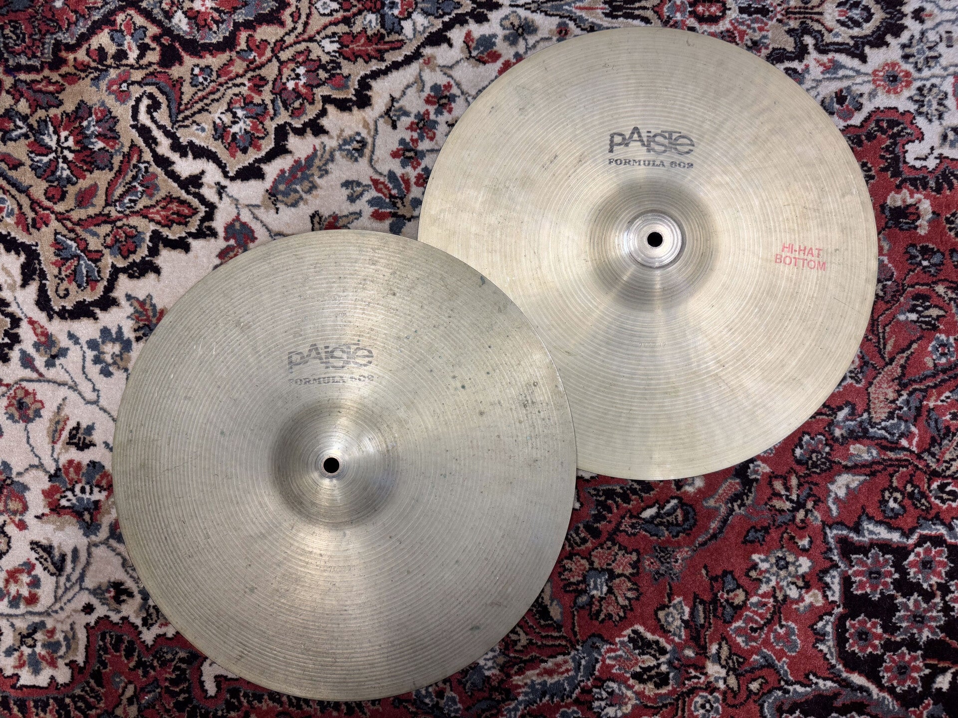 15" Paiste 'Formula 602' Hihat 1010/1135gr