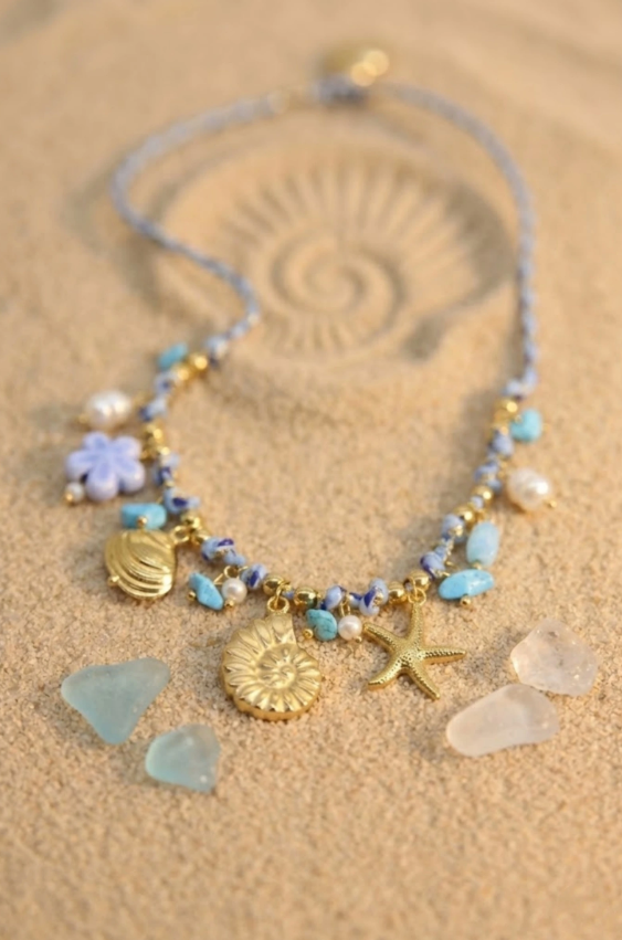 Collier "Bord de mer", acier inoxydable