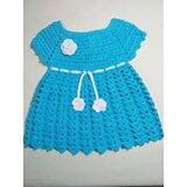 ROBE BEBE au crochet