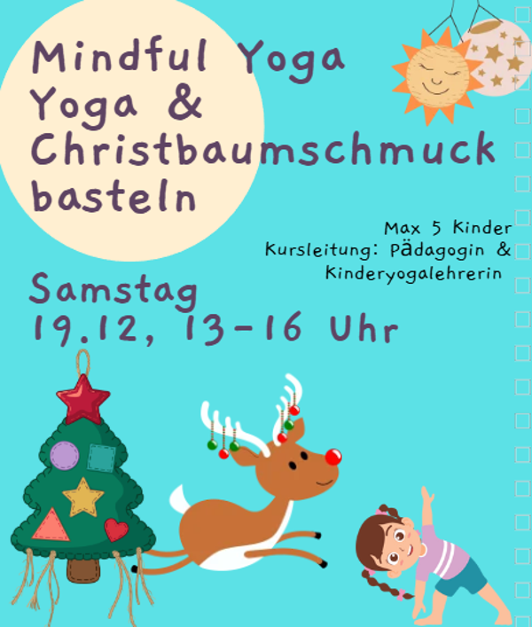 Yoga & Christbaumschmuck,  Sa 19.12, 13-16 Uhr