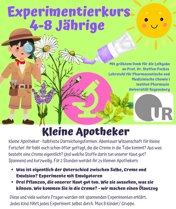 Kleine Apotheker (4-8 Jahre), Sa. 13.12.2025, 13-15 Uhr, Stadtamhof 20, Regensburg