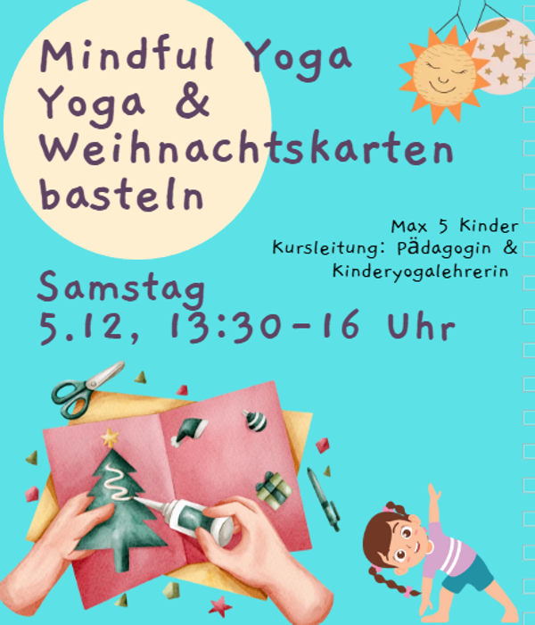 Yoga & Weichnachtskarten,  Sa 5.12, 13:30-16 Uhr
