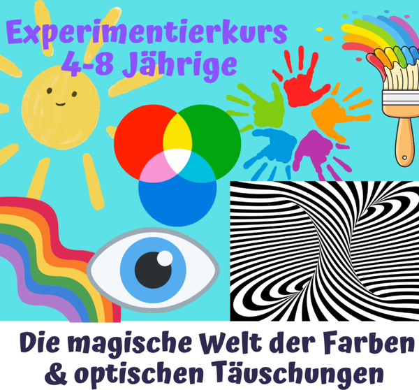 Die magische Welt der Farben und optischen Täuschungen  (4-8 Jahre), So 25.01.2026, 10-12 Uhr, Stadtamhof 20, 93059 Regensburg