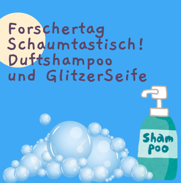 Duft Shampoo und Glitzerseife -  So 8.02.2026, 13-15 Uhr, Kursort Stadtamhof 20 Regensburg, 4-8 Jährige