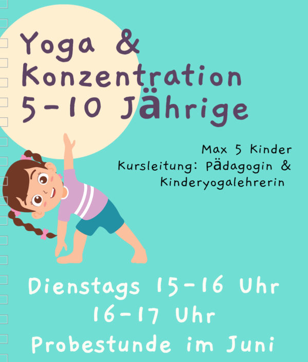 Schnupperstunde Yoga & Konzentration (5-10 Jährige)