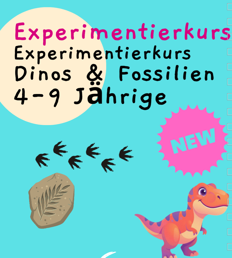 Dinos und Fossilien (4-9 Jahre), So 26.07, 13-15 Uhr, Kursort  Kursort: ViaVitae, Levelingstraße 7, 85049 Ingolstadt, 2.OG Links