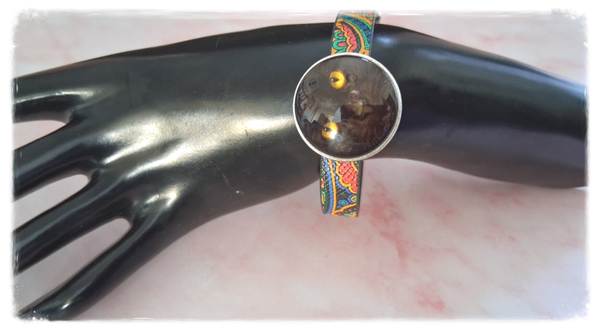 BRACELET CHAT REGARD DE BRAISES