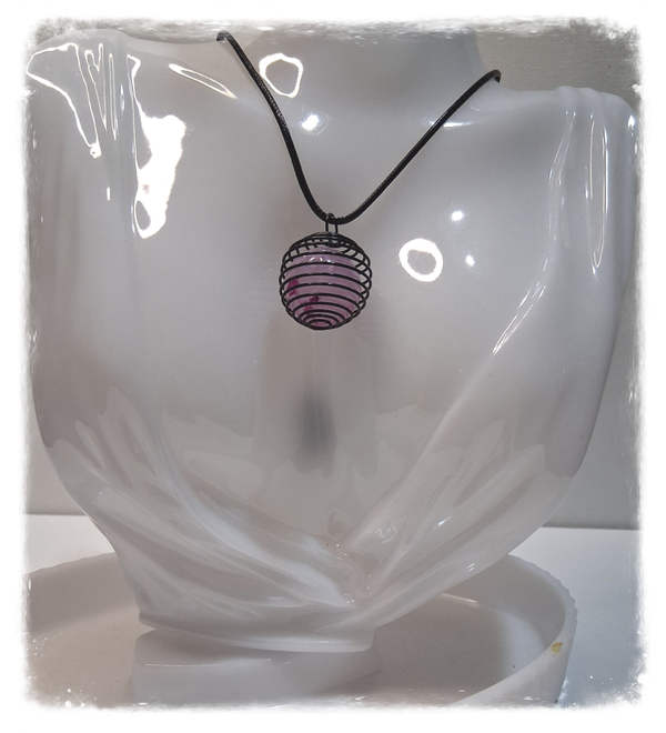 PENDENTIF ASTRE EN CAGE