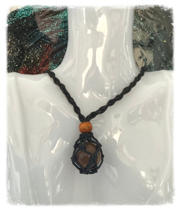 PENDENTIF MINERAL OEIL DU TIGRE