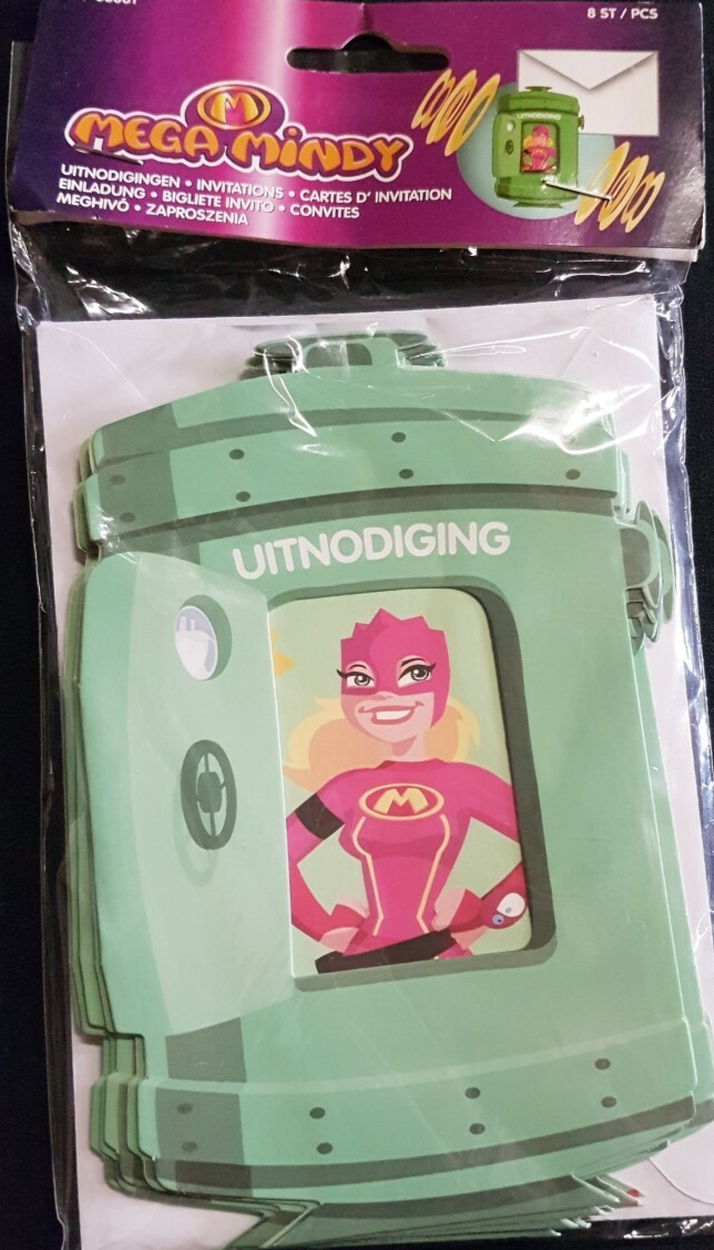 Mega Mindy uitnodigingen