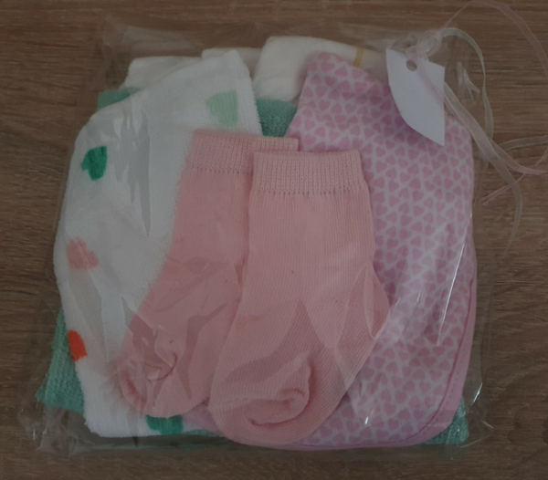 Kraampakket plastic klein Roze