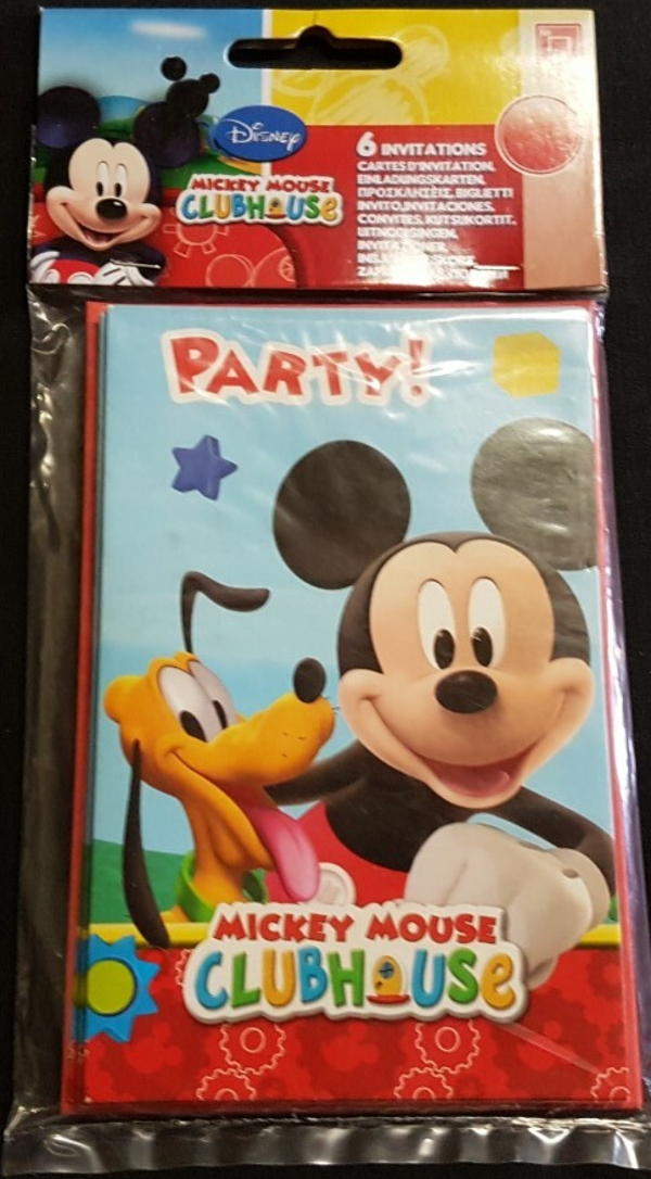 Mickey uitnodigingen