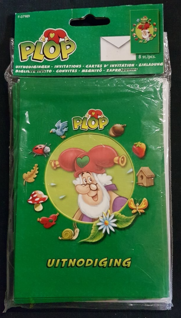 Kabouter Plop uitnodigingen