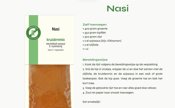 Nasi kruidenmix