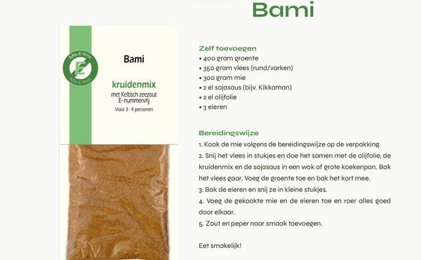 Bami kruidenmix