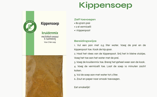 Kippensoep kruidenmix