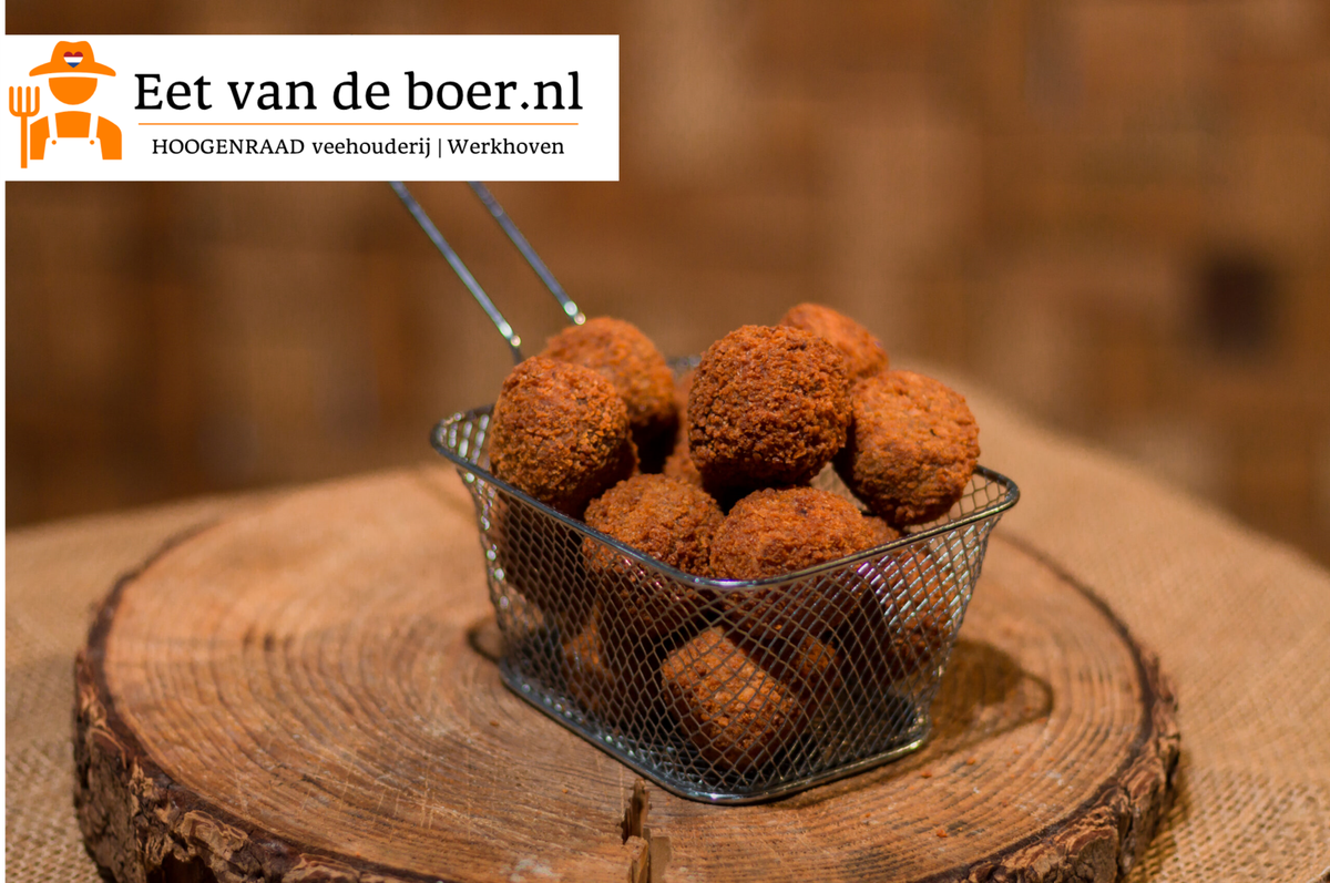Ambachtelijke bitterballen | Eetvandeboer.nl | Boerderij Hoogenraad